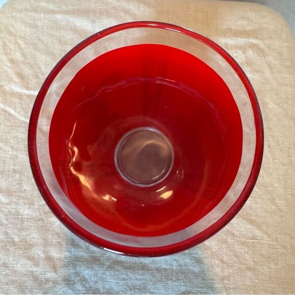 MCM Culver Red Thai Goddess High Ball Glass Laksmi 60s - Picture 2 of 7